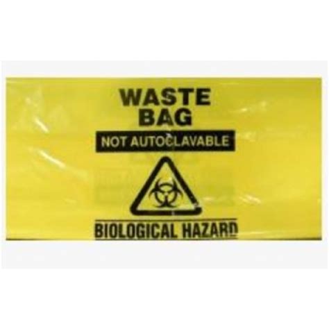 sterihealth clinical waste bags  yellow  um  handles ctn adelab scientific