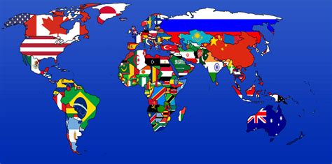world map  flags  foxofheavens  deviantart