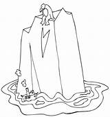 Iceberg Coloring Pages Penguin Pinguin Penguins Animated Printactivities Designlooter Gif 64kb Coloringpages1001 Gifs Categories Similar sketch template