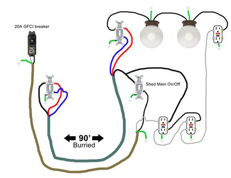 wiring  house  shed doityourselfcom community forums