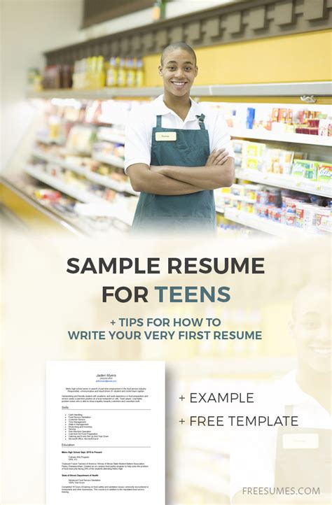 resume   teens tips    write   resume
