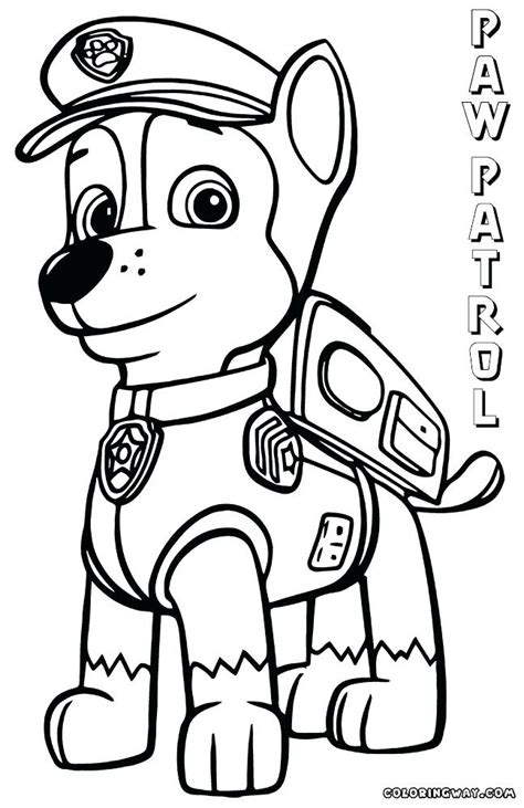 skye paw patrol coloring pages  getcoloringscom  printable