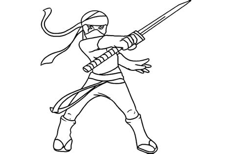 ninja coloring pages printable
