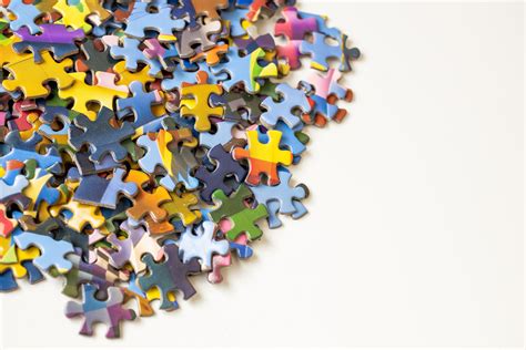 jigsaw puzzle pieces  stock photo
