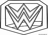 Wwe Belt Coloring Championship Pages Wrestling Printable Drawing John Cena Belts Logo Print Mask Draw Clipart Color Champion Ambrose Dean sketch template