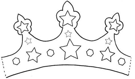 large princess crown coloring page