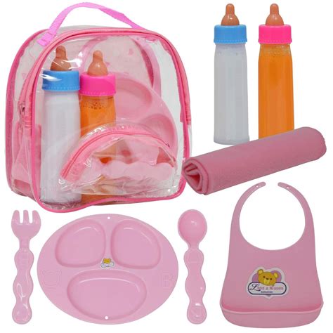 york doll collection baby doll accessories doll magic bottles doll feeding set