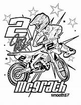 Motocross Coloring sketch template