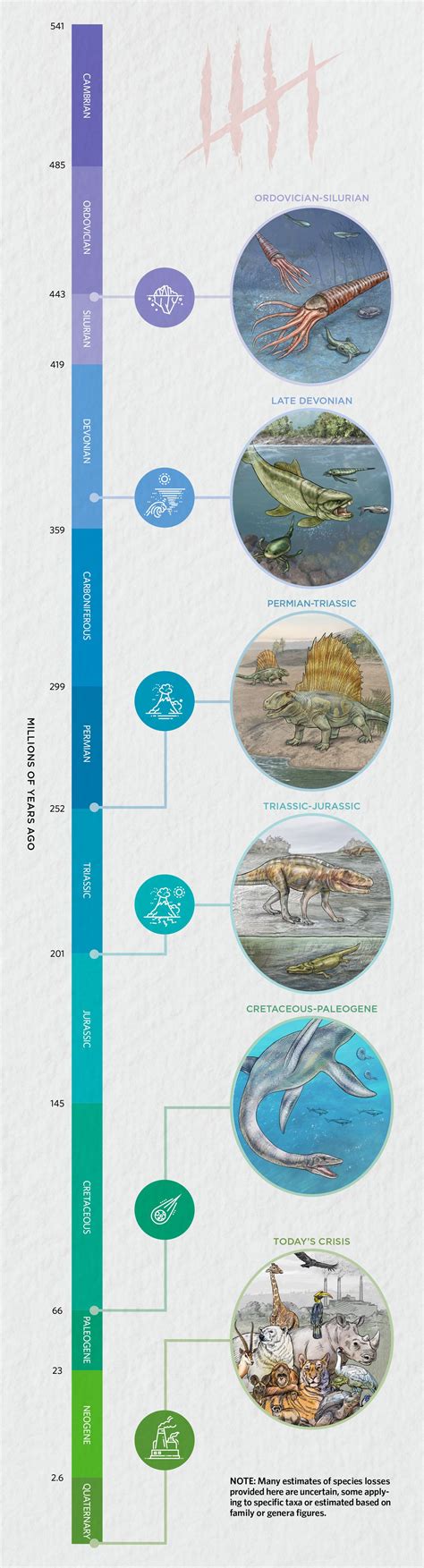 infographic     big  mass extinctions ts digest