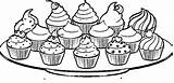 Cupcake Zum Colouring Shopkins Wecoloringpage Lebensmittel Gesicht Clipartmag Azcoloring sketch template