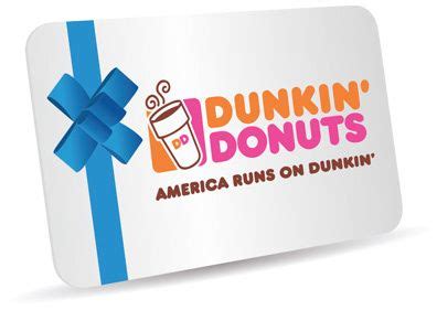 dunkin donuts gift card donut gifts dunkin