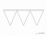 Triangle Pennant Banners Timvandevall Bunting sketch template