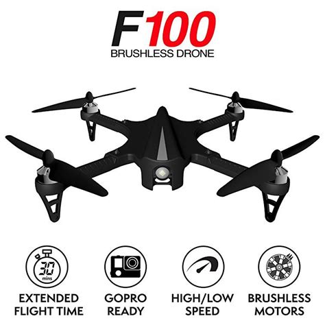 amazoncom force brushlesss drone camera ready quadcopter  hero    compatible