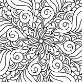 Illustration Zentangle Mehndi Henna sketch template