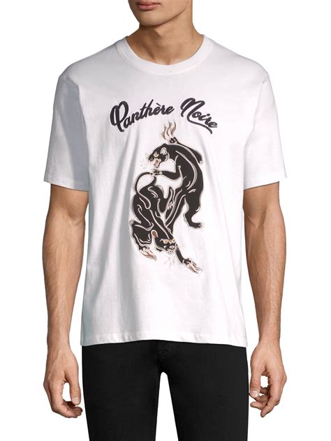 kooples embroidered panther tee white  large panther tee mens tops tees