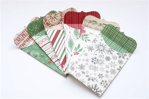 gift card holder christmas handmade envelopes christmas etsy