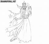 Lich Drawing Draw Drawingforall Myths Ayvazyan Stepan Legends Tutorials Posted sketch template