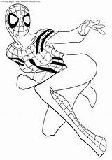 Spider Coloring Pages Girl Woman Spidergirl Color Printable Getdrawings Getcolorings Miracle Timeless sketch template