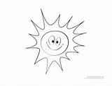 Sun Coloring Weather Kids Pages Cloud Clouds Drawing Sunrise Cirrus Sunny Templates Printable Blank Print Color Template Getdrawings Getcolorings Printables sketch template