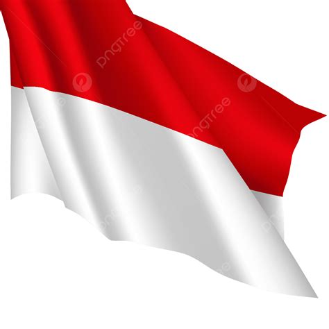 bendera merah putih vector png