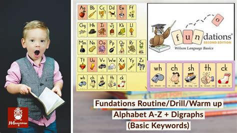 daily fundations routine  alphabet    digraphsbasic