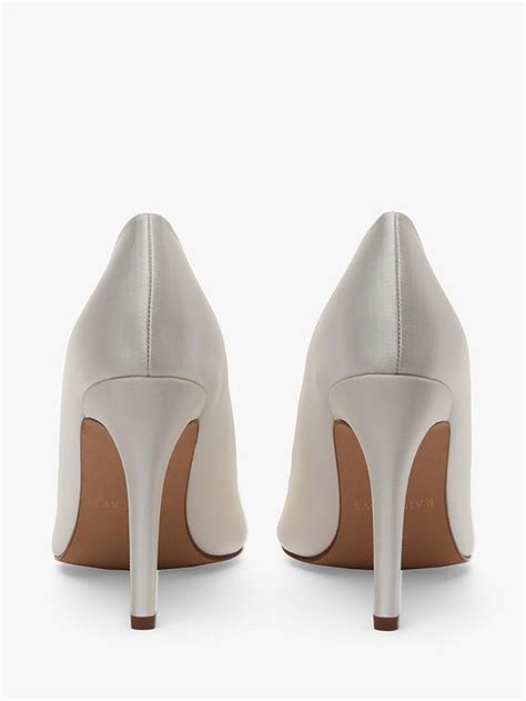 Rainbow Club Nelly Satin Jewel Court Shoes Ivory At John Lewis And Partners