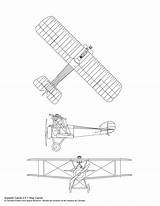 Sopwith 2f1 sketch template