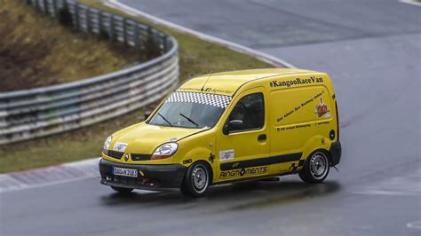 fastest van   nuerburgring kangoo racevan  overtakes youtube