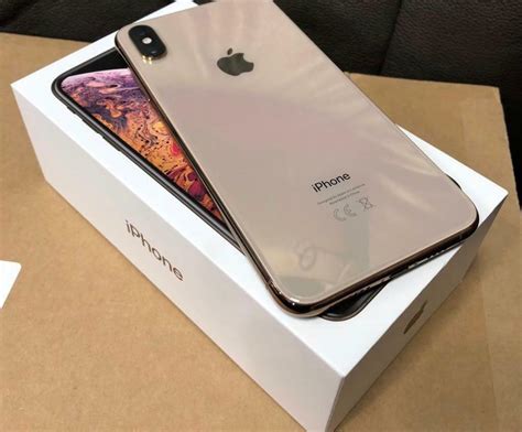 iphone xs max gb gold vodaphone month   bishops cleeve gloucestershire gumtree