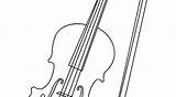 Minimalist Cello Template sketch template