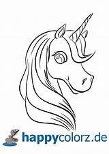 Einhorn Kopf Ausmalbild Zeichnen Happycolorz Malvorlage Ausmalen Zum Unicorn Besuchen Kostenlose Wunderschöne sketch template
