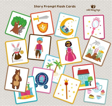 story time flash cards   story childrens visual prompting cards