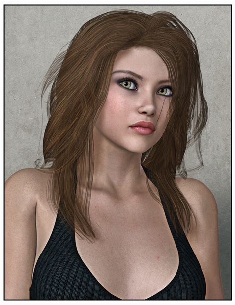 jena hair for genesis 2 female s and victoria 4 3d models and 3d software by daz 3d