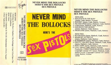 sex pistols never mind the bollocks here s the sex pistols 1983
