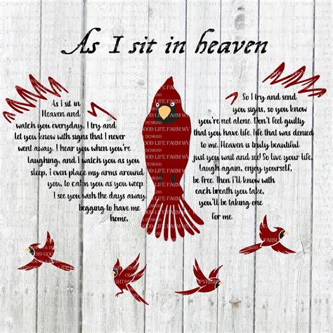 sit  heaven cardinal svg jpeg png eps cutting file inst