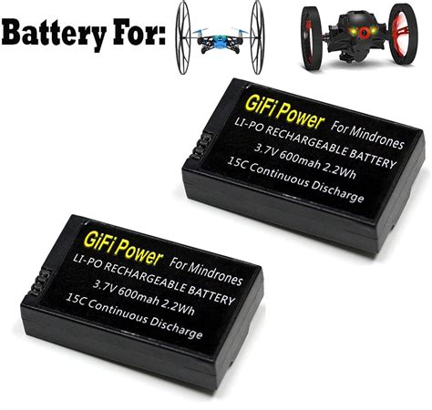 parrot mini drone rolling spider upgrade  batteries maximalpower