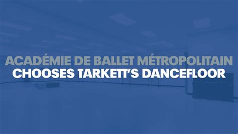 Academie De Ballet Metropolitain Dancefloor Tarkett Sports Indoor