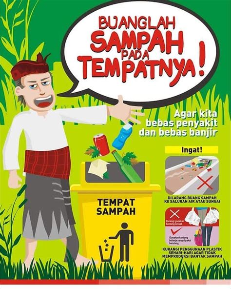 contoh poster kebersihan sekolah