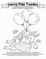 Coloring Dulemba Bunny Drop sketch template