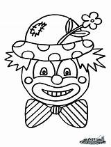 Clown Coloring Pages Scary Colouring Clowns Faces Happy Cartoon Drawing Cliparts Kids Clipart Getdrawings Frog Outline Cartoons Library Adults Comments sketch template