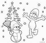 Elmo Coloring Pages Christmas Printable Cool2bkids Template Kids sketch template