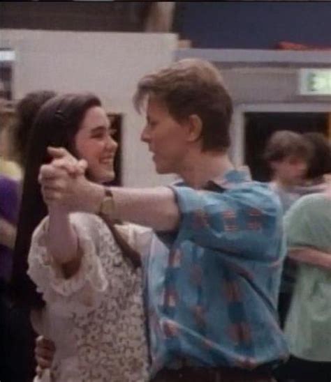 1986 Jennifer Connelly And David Bowie In Labyrinth Film