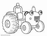 Tractor Coloring Pages Cartoon Face Printable Kids Color Print sketch template