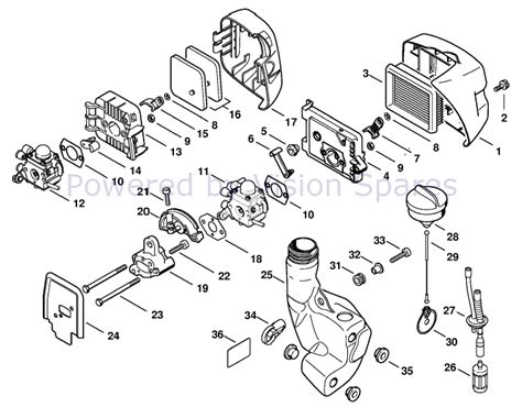 stihl bg leaf blower parts diagram ive  thinking       fuel tank