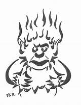 Heat Miser Coloring Pages Book Template sketch template