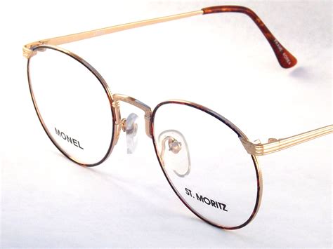 gold wire tortoise shell eyeglasses 80s eyewear by dontuwantme