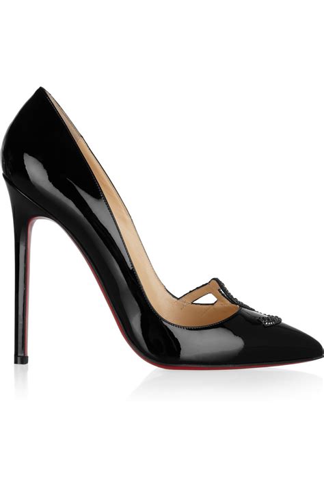 Lyst Christian Louboutin Sex 120 Patent Leather Pumps In