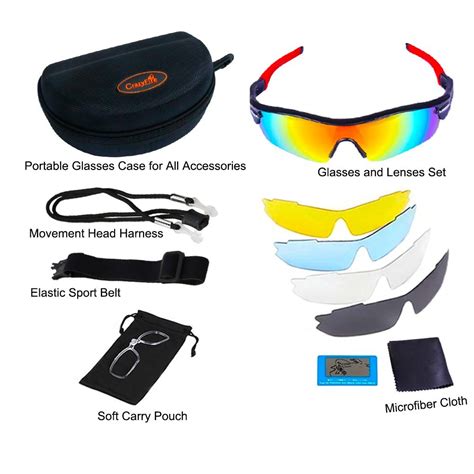 polarized sports sunglasses crazyfire uv 400 protection unbreakable