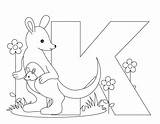 Coloring Pages Alphabet Letter Printable Kids sketch template