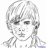Dead Walking Coloring Drawing Pages Chandler Carl Riggs Colouring Step Sheets Draw Drawings Grimes Boys Online Choose Board Man sketch template